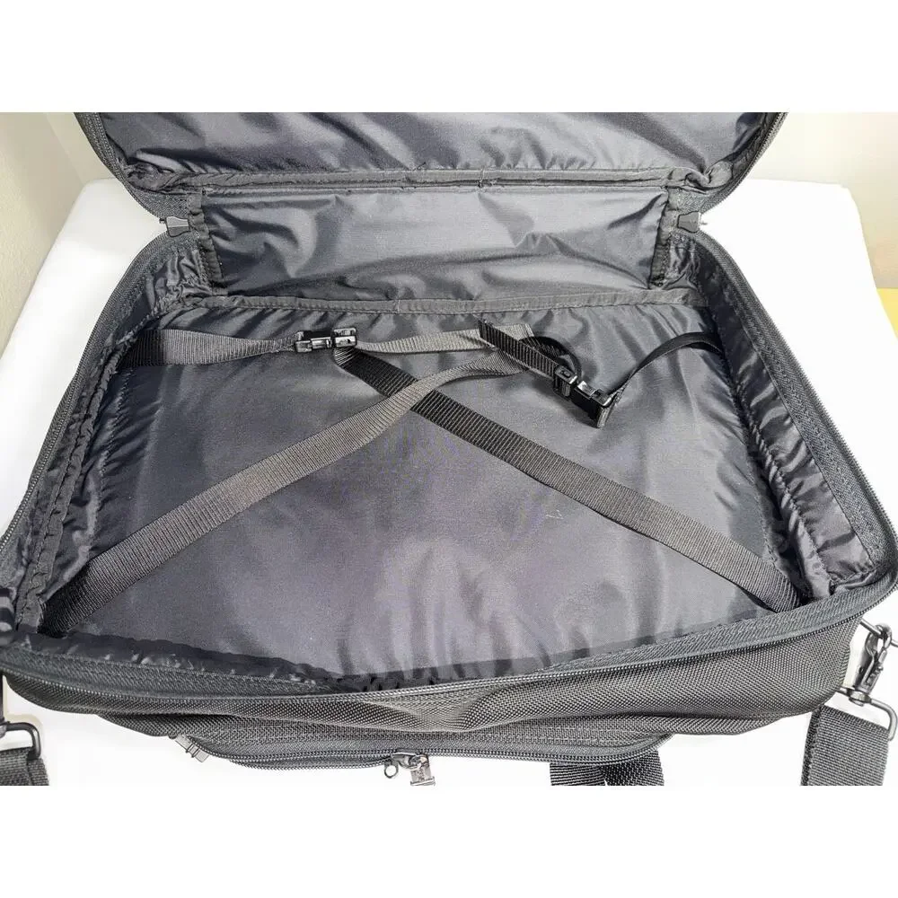 TUMI AUTHENTIC 278D3 EXPANDABLE BOSTON BALLISTIC DUFFLE CARRY ON BAG black
